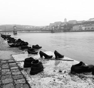 shoes on danube